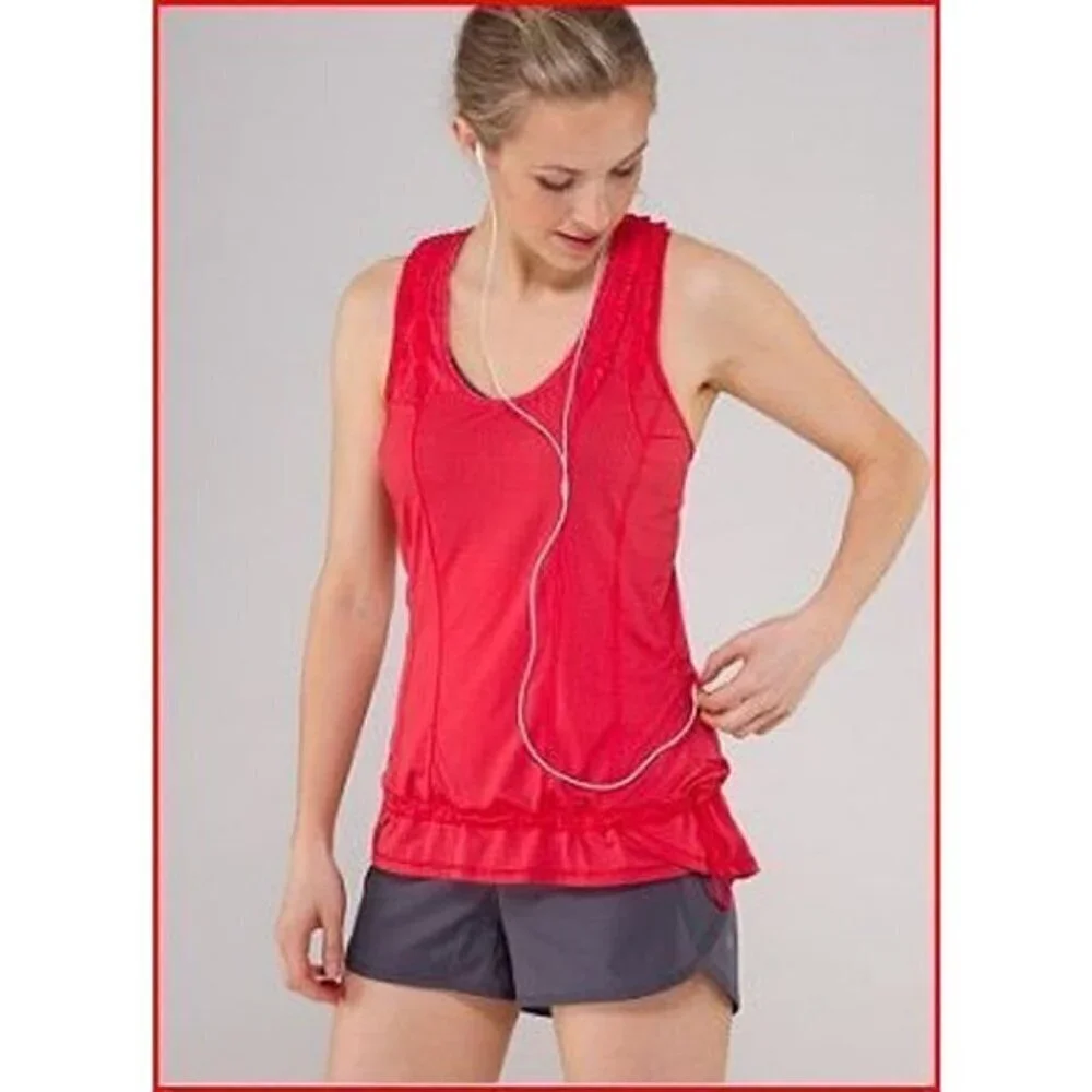 LULULEMON Mind Over Matter Tank 6 Red